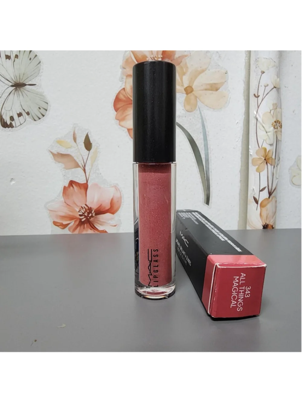 MAC Lipglass All Things Magical in shade 343 #lipglass #mac